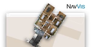 NavVis IndoorViewer interactive floor plan