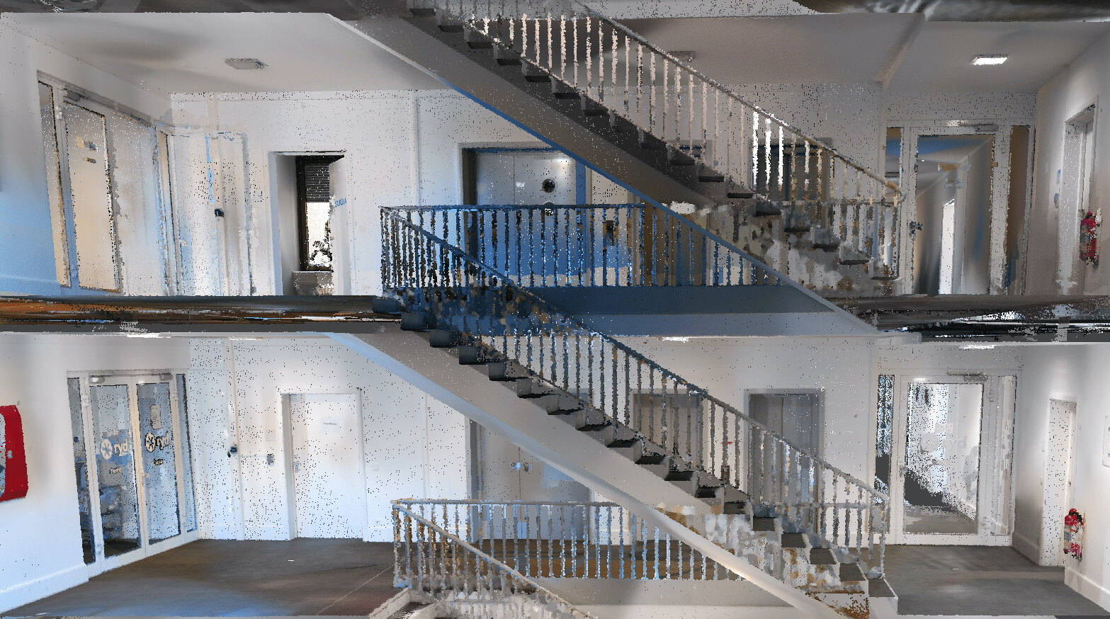 NavVisVLX-Point-Cloud-Stairs