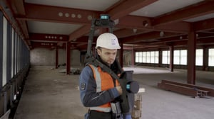Scanning a high-rise building in Berlin with NavVis VLX